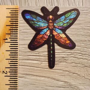 10/$10 Sticker Stained Glass Black Cat Theme Goth Wicca Witchy